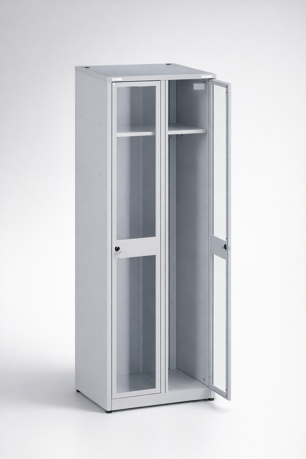 Skříň s plexi dveřmi MSum 320 - vizuální kontrolu obsahu při zachování organizovaného