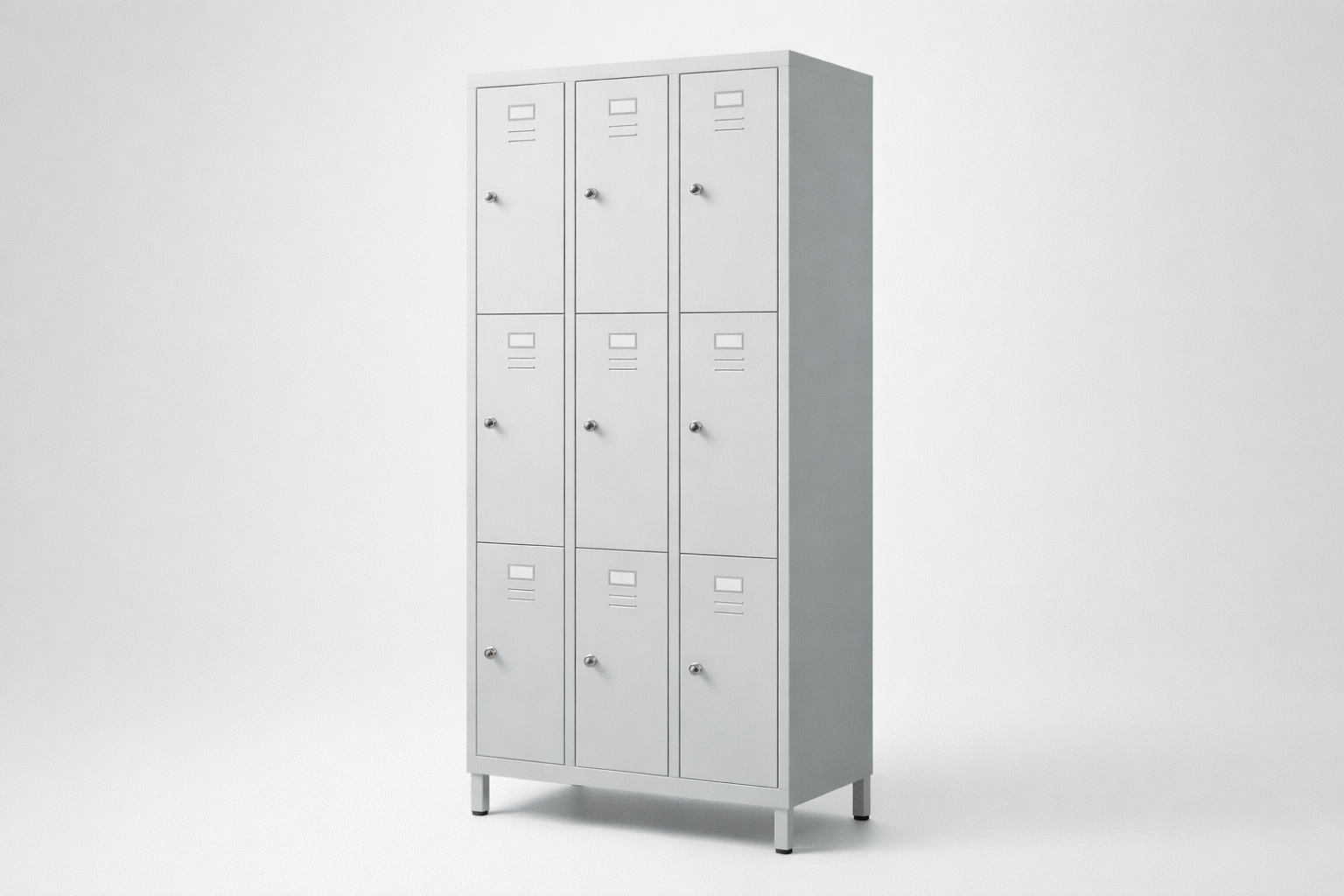 Skříň s plexi dveřmi MSus 324 – na nohách - vizuální kontrolu obsahu při zachování organizovaného