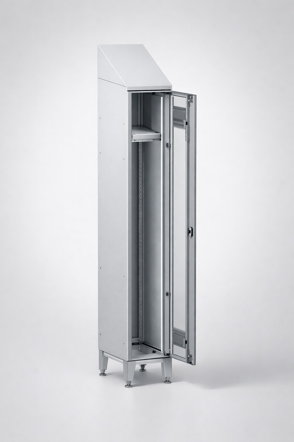 MSUV skříňka MSum 311v – nogi, z daszkiem 1 pkt - combining personal or garment storage with controlled