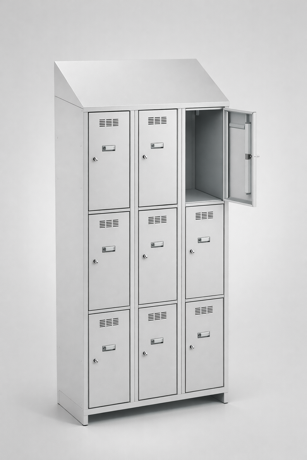 MSUV skříňka MSus 333v – z daszkiem - combining personal or garment storage with controlled