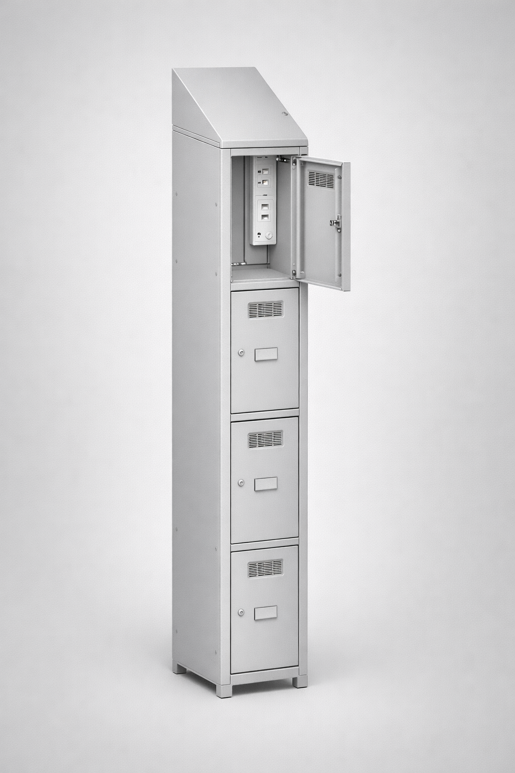 MSUV skříňka MSus 314v – z daszkiem - combining personal or garment storage with controlled