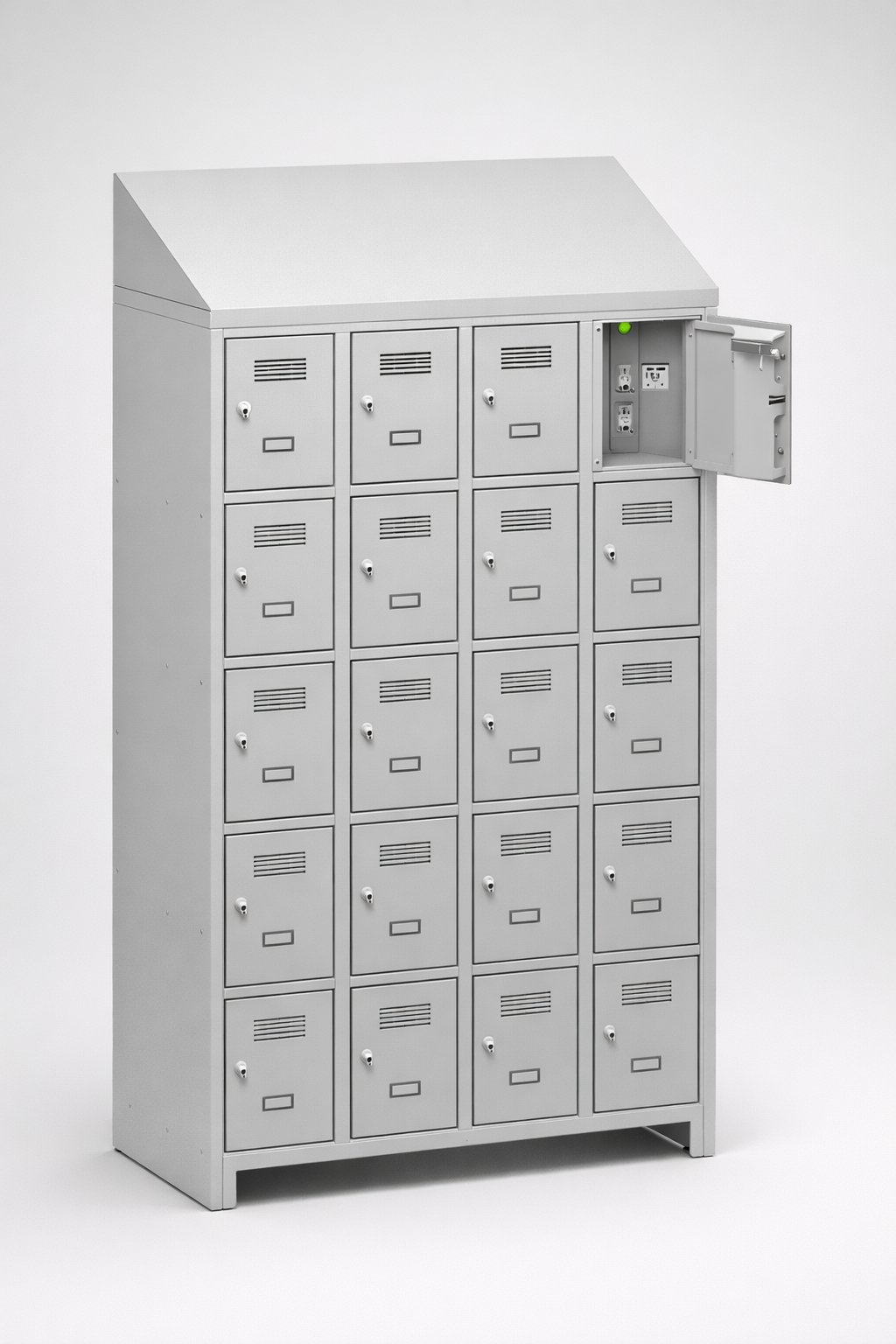 MSUV skříňka MSus 345v – z daszkiem - combining personal or garment storage with controlled