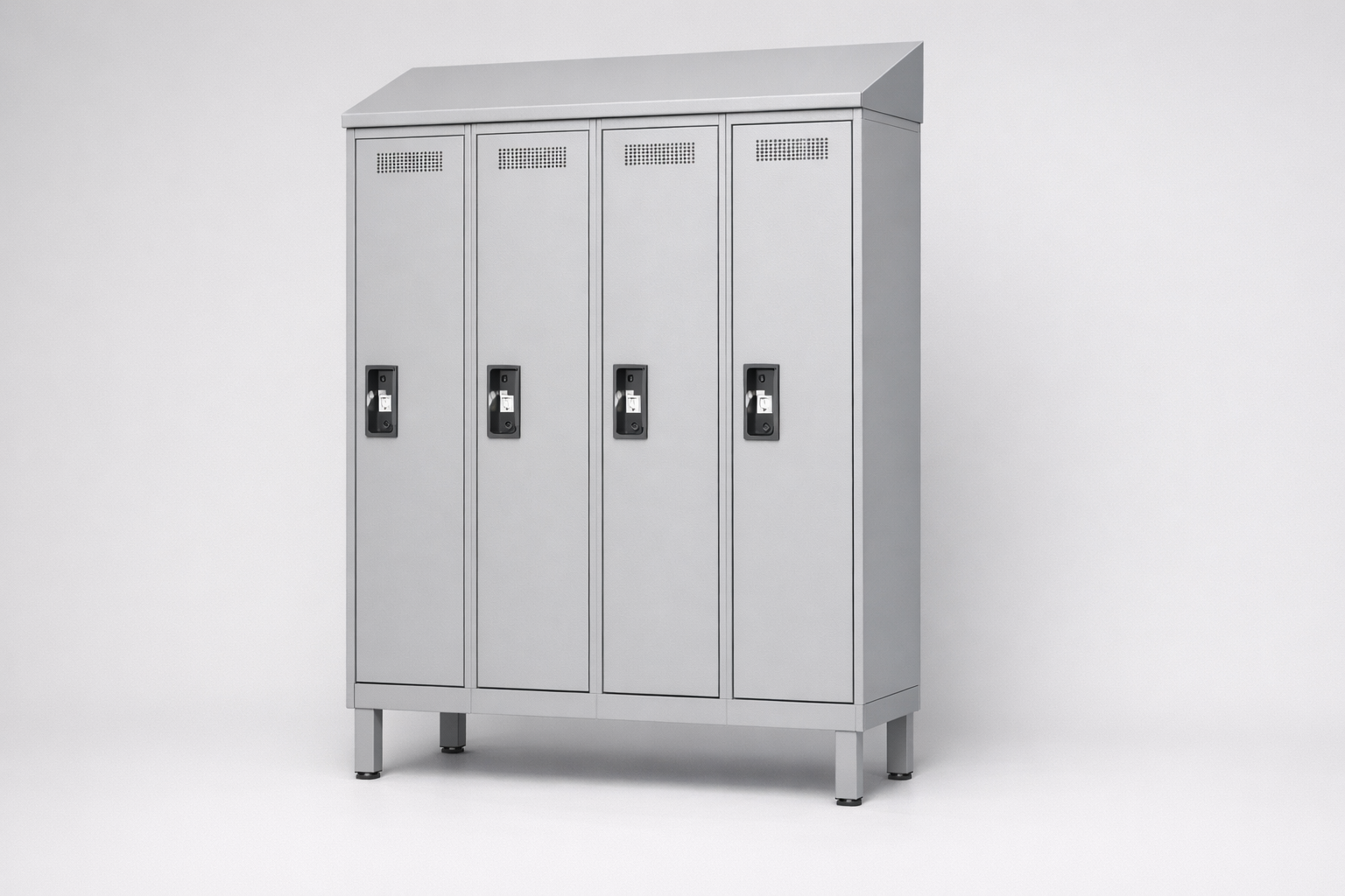 MSUV skříňka MSus 422v – na nohách, z daszkiem - combining personal or garment storage with controlled
