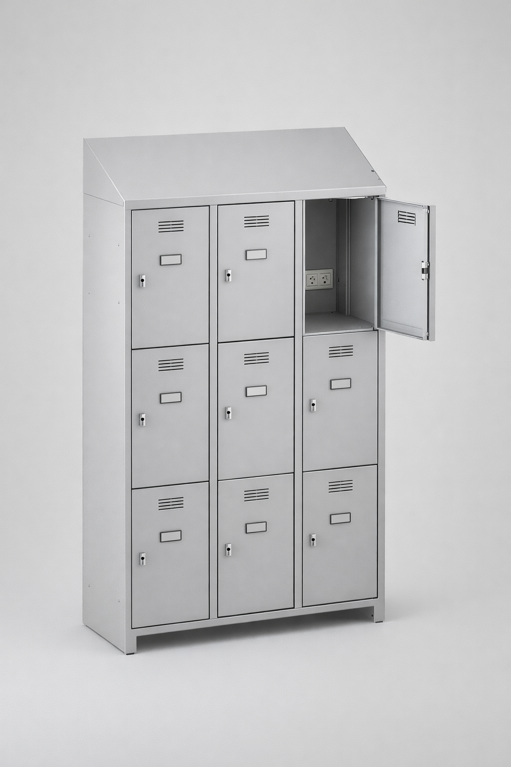 MSUV skříňka MSus 433v – z daszkiem - combining personal or garment storage with controlled