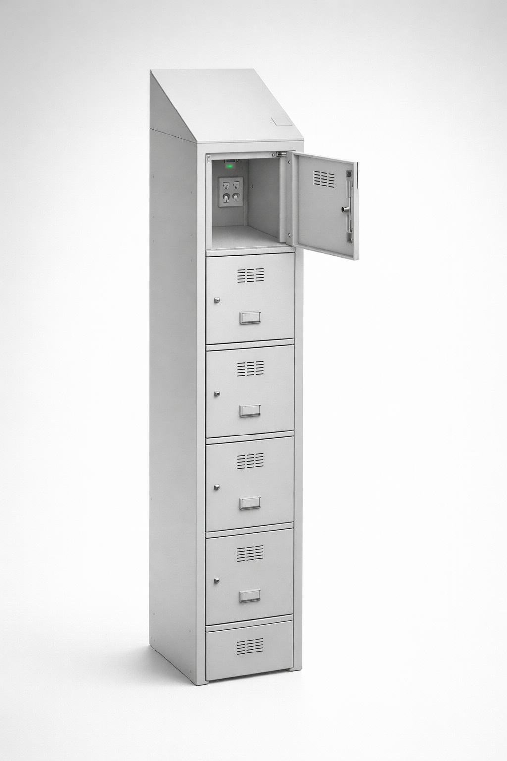 MSUV skříňka MSus 415v – z daszkiem - combining personal or garment storage with controlled