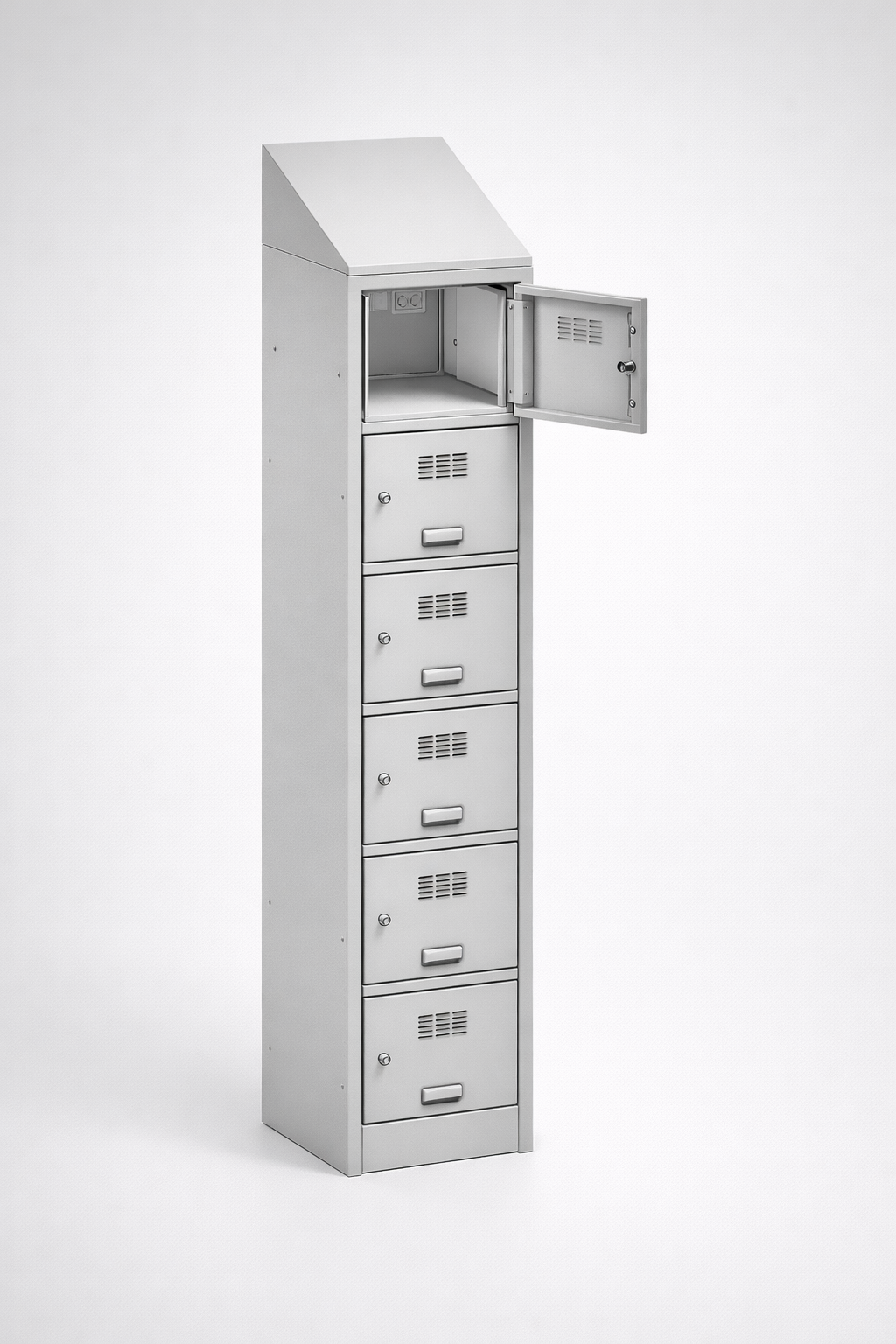 MSUV skříňka MSus 416v – z daszkiem - combining personal or garment storage with controlled