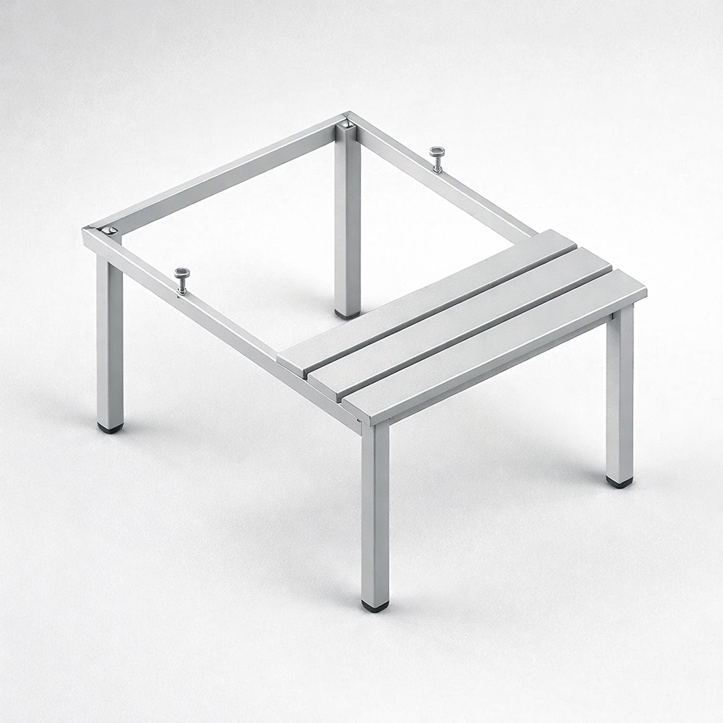 Podstavec pro skříně WSU a MSU P 313 W – Podstawy z siedziskiem z listew PCV – wersja ekonomiczna - rozšíření kompatibilních