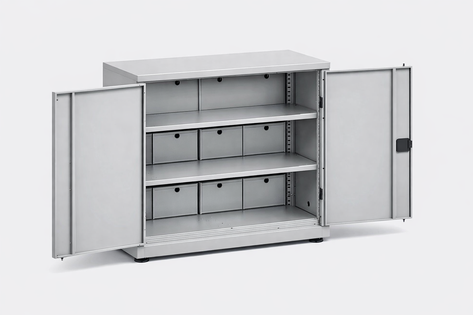 Dílenská skříň MSW112/5-22 - uspořádání nářadí, komponentů a servisního vybavení