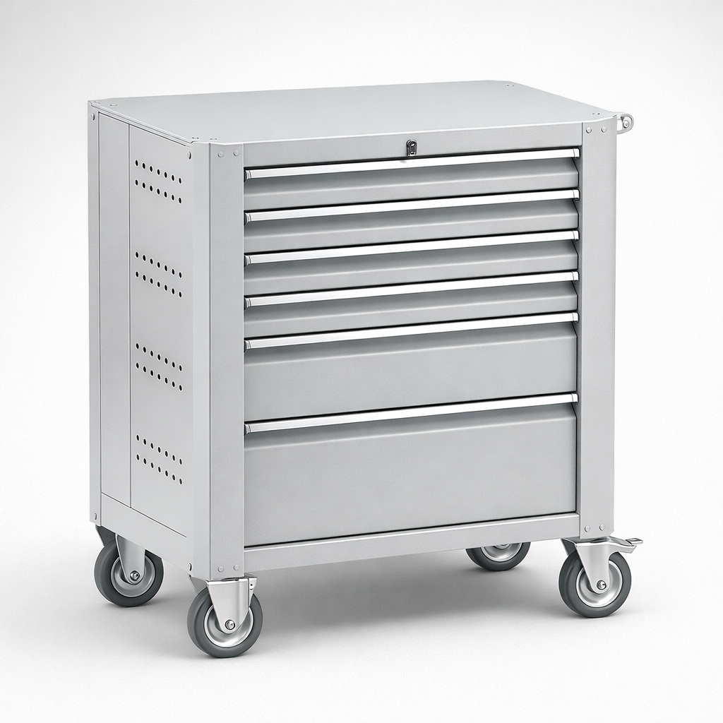 Dílenská skříň WWT 75B - uspořádání nářadí, komponentů a servisního vybavení