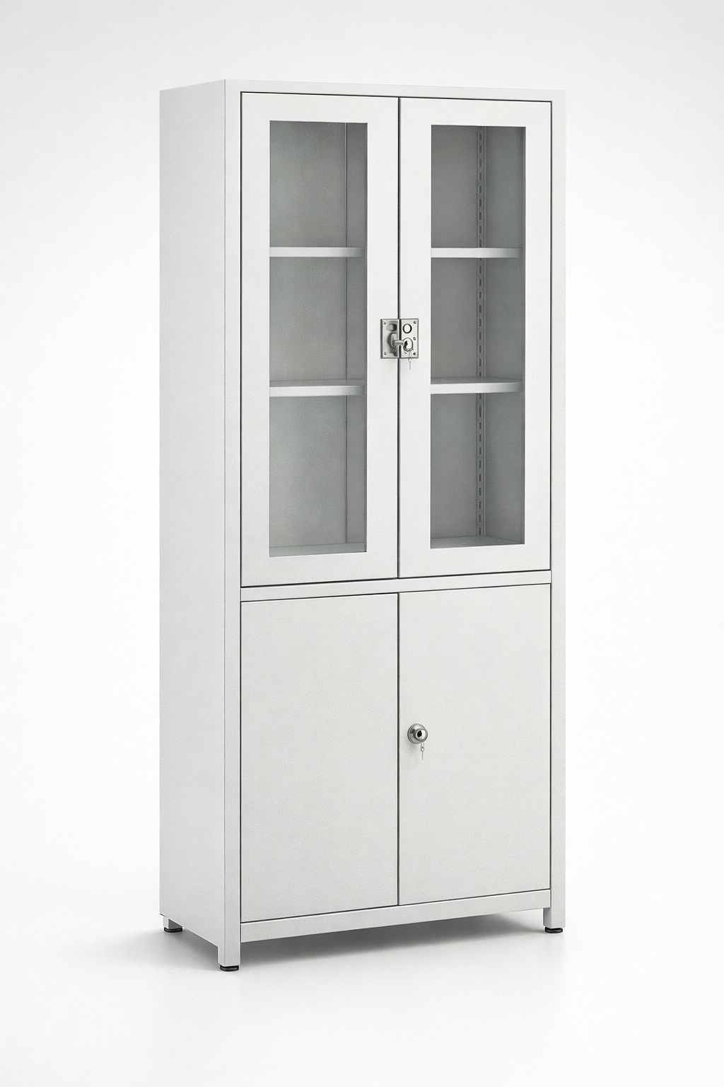 Zdravotnická skříň NSml 114 (metalowe półki) - přehledné uspořádání vybavení a snadnou práci v