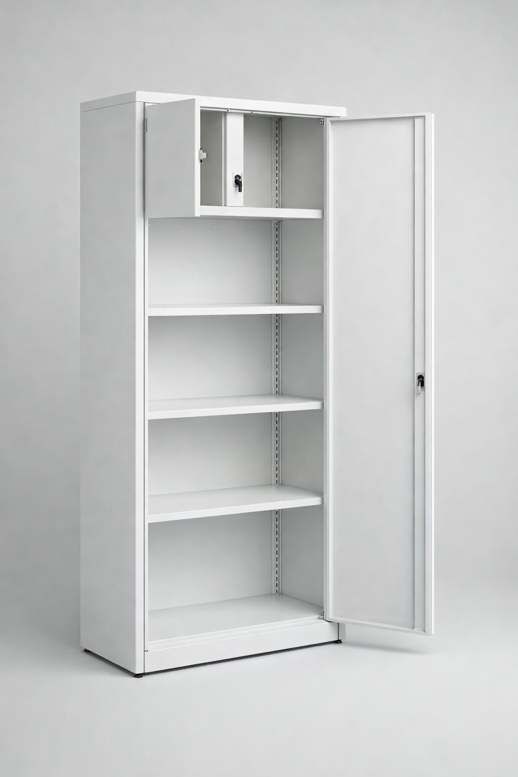 Kovová kancelářská skříň Sbm 204 M lx - uspořádané uložení dokumentů, pořadačů a spisů v