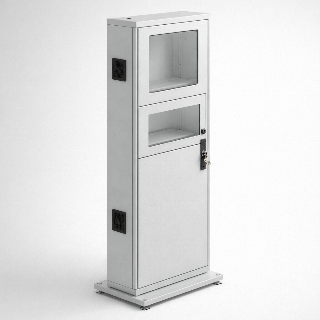 Skříň pro průmyslový počítač SPNK - bezpečné oddělení řídicí techniky a technické