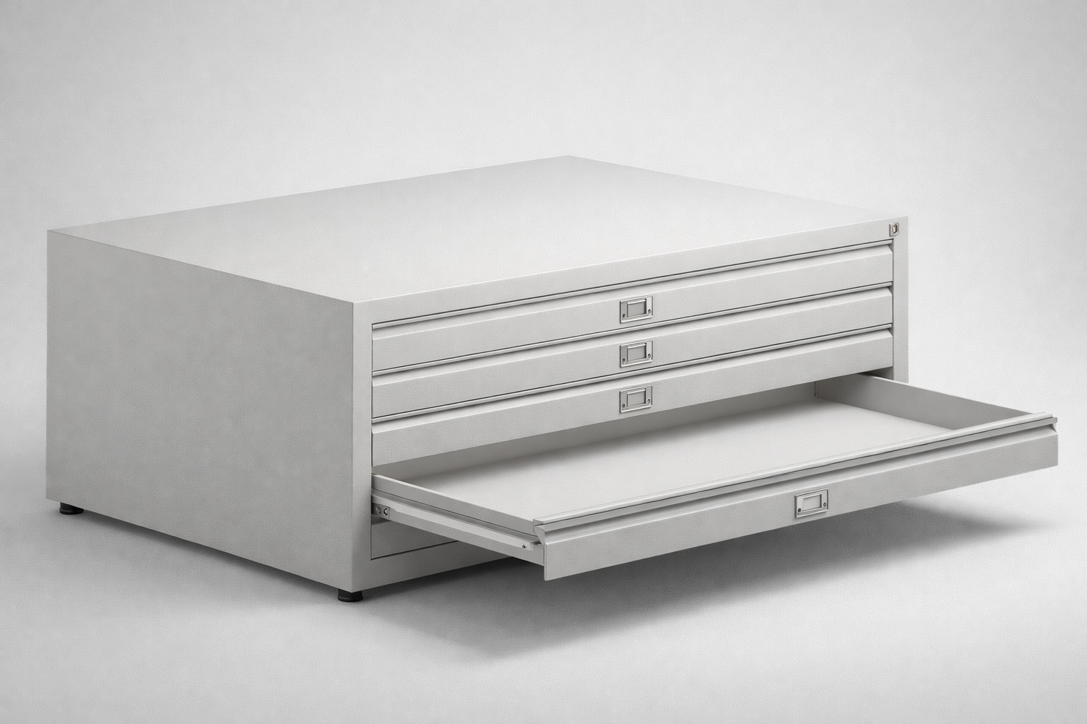 Skříně SRM na výkresy a mapy — Úložné systémy pro technické výkresy, situační plány a mapy, kde je důležitá ochrana archů i rychlá identifikace obsahu.