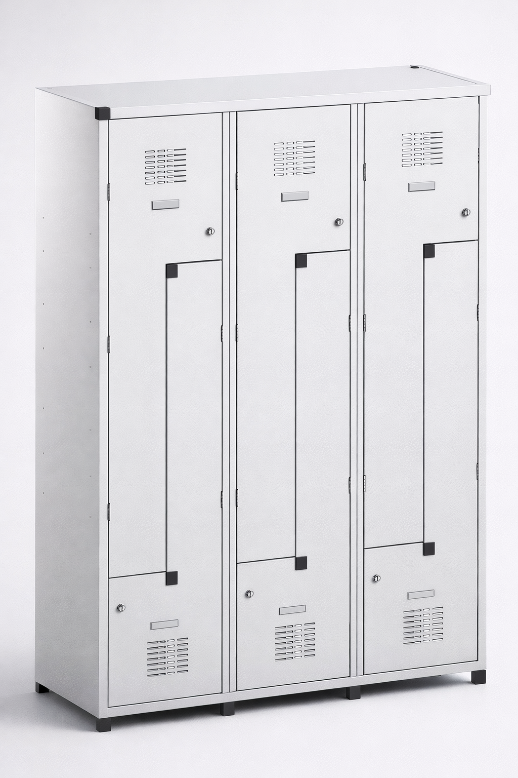 Šatní skříň typu L Sul 43 W st - efektivní využití prostoru šatny při zachování plné